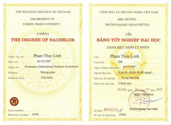 Hỗ Trợ Làm Bằng Đại Học Ngoại Thương Nhanh Chóng Chuyên Nghiệp