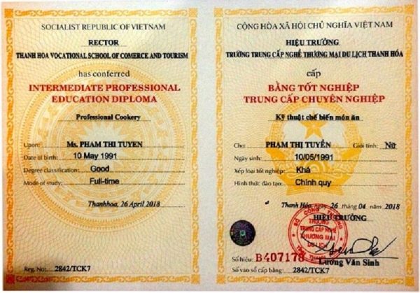 Làm bằng trung cấp du lịch đơn giản nhất