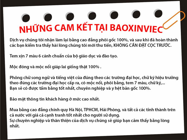 Làm bằng cấp 3 tại Nam Định