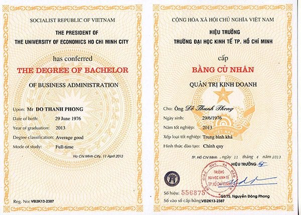 Dịch Vụ Mua Bằng Đại Học Hutech, Đăng Ký Là Có - Không Cần Học