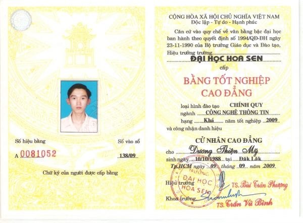 Tìm hiểu làm bằng cao đẳng có hồ sơ gốc là thế nào?
