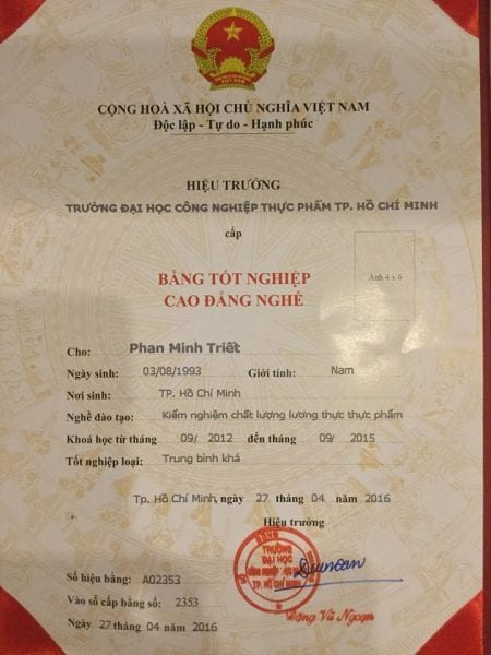 Bằng Cao Đẳng Nghề Quy Nhơn tại BaoXinViec