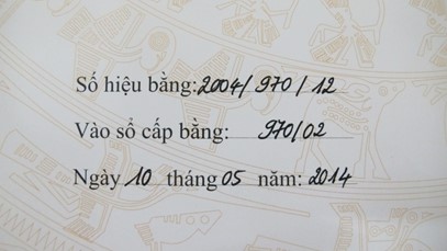 Kiểm tra số hiệu bằng cấp thật giả như thế nào?