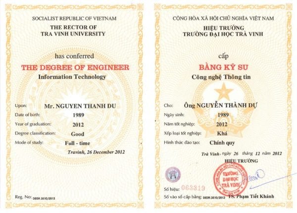 Mua bằng trung cấp công nghệ thông tin dễ dàng xin việc làm