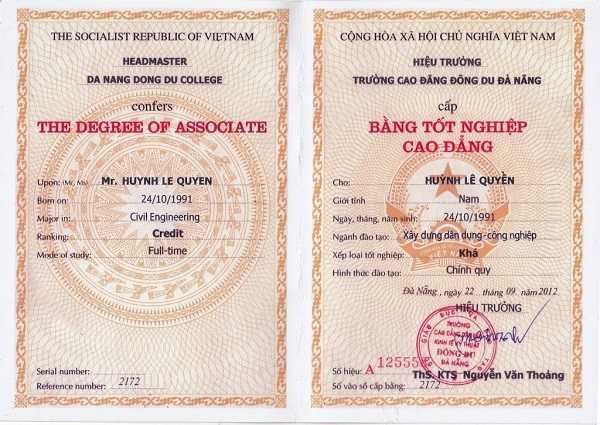 Một Số Cách Kiểm Tra Bằng Cao Đẳng Thật Hay Giả