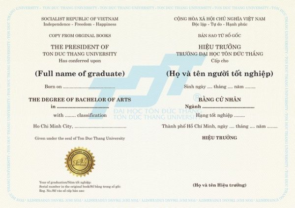 Mua Bằng Đại Học Tôn Đức Thắng Uy Tín Tại Bao Xin Việc