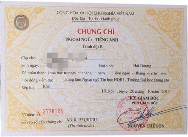 Chứng chỉ tiếng Anh nào có giá trị nhất?