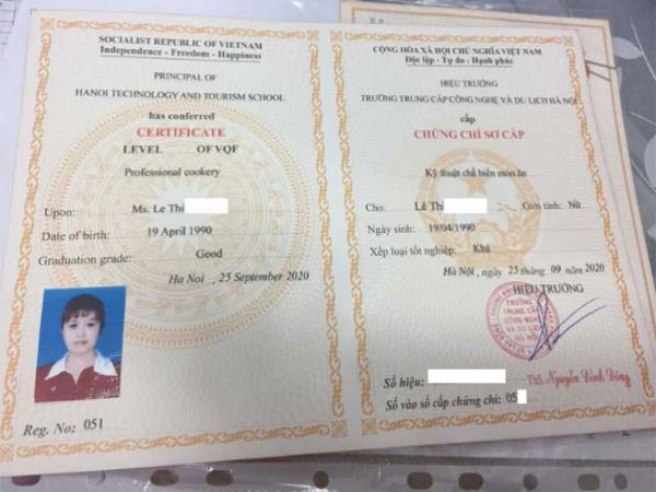 Làm Chứng Chỉ Nấu Ăn Giá Rẻ Uy Tín Chất Lượng Tại Bao Xin Việc