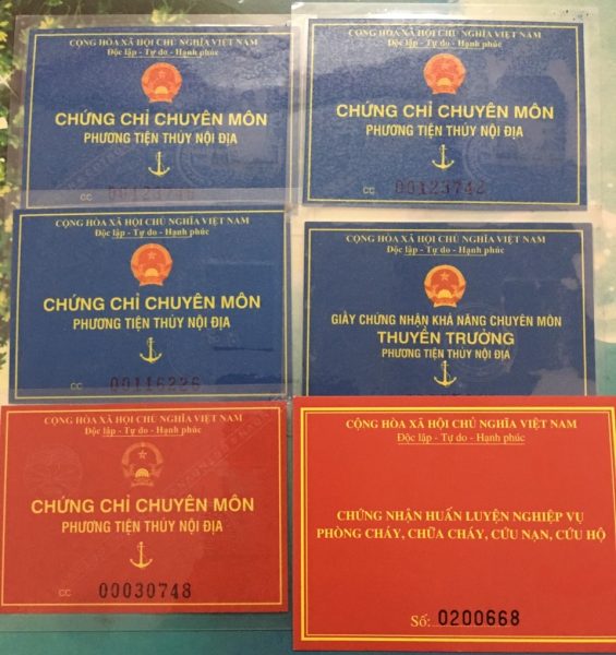Làm Bằng Thuyền Trưởng Bao CSGT Đường Thủy Kiểm Tra