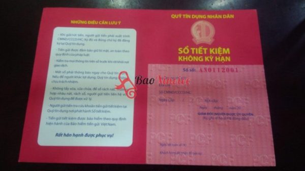 Làm Sổ Tiết Kiệm Giả Không Yêu Cầu Giấy Tờ Tại Bao Xin Việc