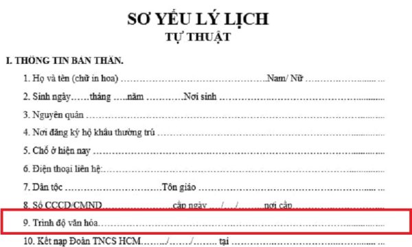 Trình Độ Học Vấn Là Gì? Hướng Dẫn Chi Tiết Cách Ghi