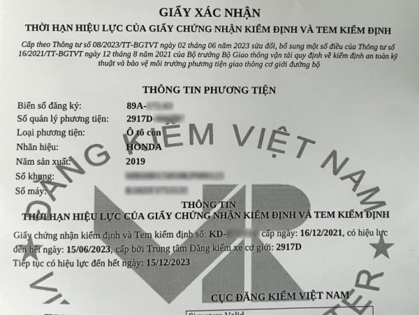 Đăng kiểm là gì?