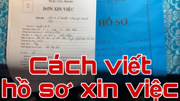 Một số lưu ý khi ghi hồ sơ xin việc