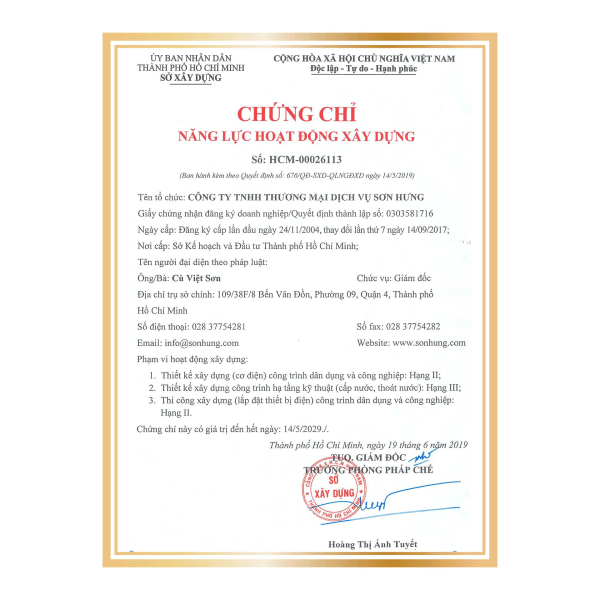 Phân tích sâu hơn về các hạng mục công trình mà doanh nghiệp được phép thi công khi sở hữu chứng chỉ hạng III