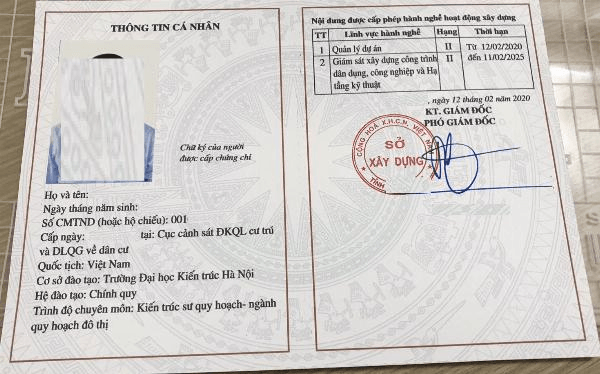 So sánh chứng chỉ năng lực xây dựng hạng III với các hạng khác