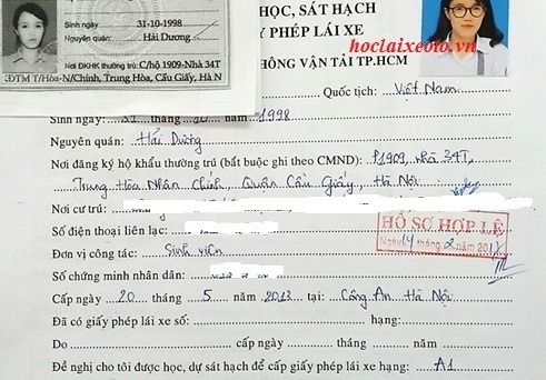 Phân biệt hồ sơ thi bằng lái xe máy các hạng A1, A2