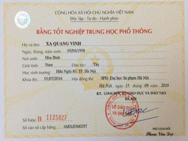 Cách thức làm bằng cấp 3 tại Bao Xin Việc