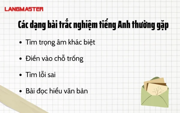 Mẹo khoanh trắc nghiệm tiếng anh