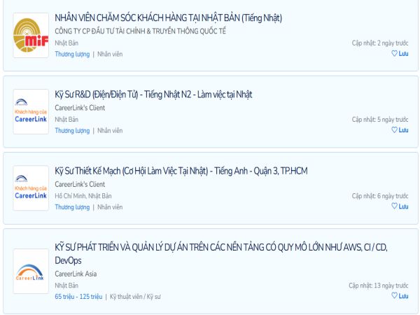 Các ngành nghề phổ biến và mức lương tại Nhật Bản